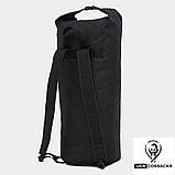 Військовий рюкзак, речмішок баул (105 л) Ukr Cossacks 1.0 чорний, фото 3