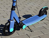 Дитячий самокат Scale Sports SS-19 Синій + LED ліхтарик, фото 8