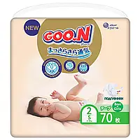 Подгузники Goo.N Premium Soft Размер 2S, 4-8 кг 70 шт