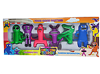 Набор коллекционных игрушек Хаги Ваги (Huggy Wuggy) Радужные друзья, 6шт (137001)