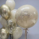 Набір з дзеркальною бежевий з золотом, фото 2