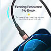 Кабель зарядний Essager USB — Lightning Star 6 A 1 м Blue (EXCL-XC03), фото 7