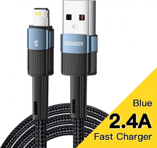 Кабель зарядний Essager USB — Lightning Star 6 A 2 м Blue (EXCL-XCA03)