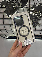 Чехол Sides Chrome Case Magsafe Box iPhone 14 Pro,Чехол с поддержкой MagSafe для Айфон 14 Про