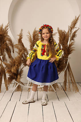 Спідничка для дівчинки Світанок синя