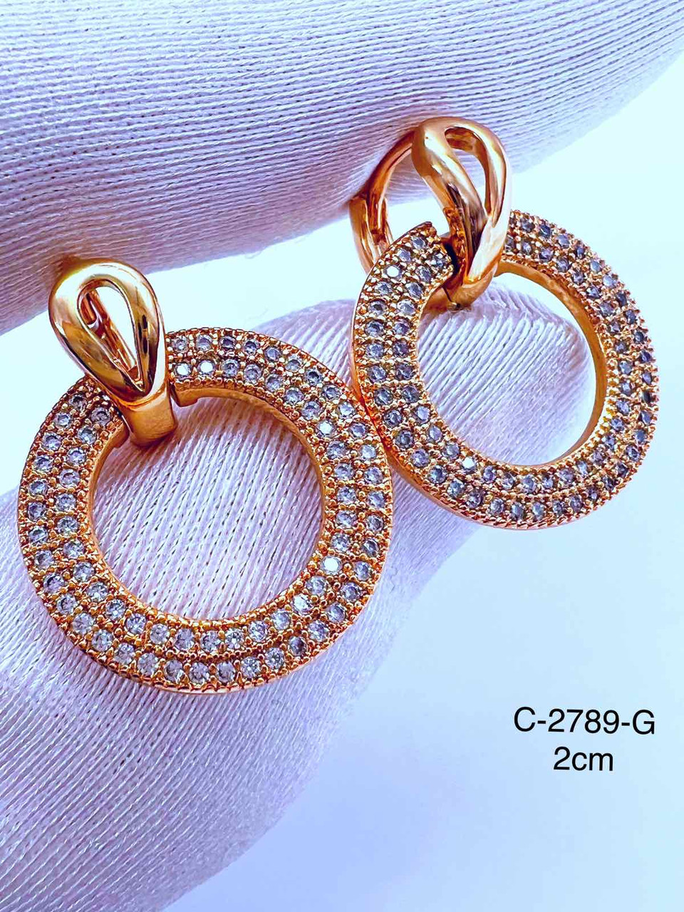 Сережки Xuping позолота