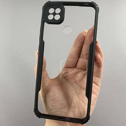 Чохол для Xiaomi Redmi 9C прозорий чохол накладка із захистом камери на телефон сяомі редмі 9с чорний r0y, фото 1
