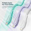 Кабель зарядний Essager Type-C to Lightning Rainbow Fast Charging Cable 3 A 1 м Green (EXCTL-CH06), фото 7