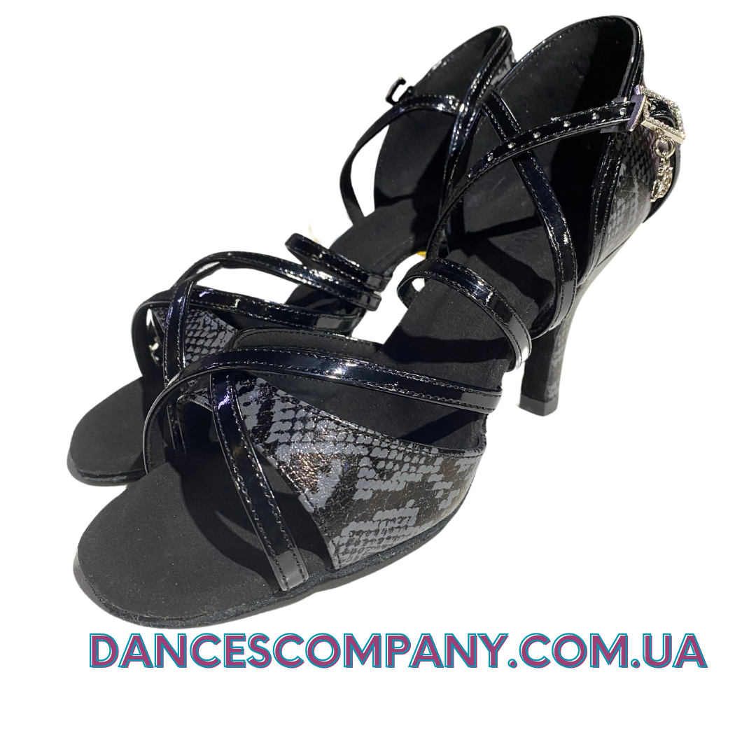 Жіноче взуття для танців Латина, Сальса, Бачата каблук 8,5
