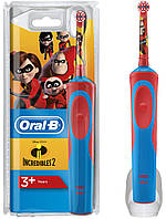 Дитяча електрична зубна щітка Oral-B Incredibles 2 Суперсімейка 2 |Німеччина