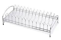 Сушарка для посуду одноярусна з неіржавіючої сталі "Стандарт" Empire EM9684 39 х 18 х 12 см (шт)