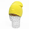 Комплект жіночий зимовий ангора з вовною (шапка+шарф+рукавички) ODYSSEY 55-58 см Жовтий 13332 - 1145 - 4233, фото 2