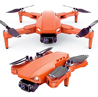 Квадрокоптер LYZRC L900 PRO SE Orange с камерой 4K HD, GPS, FPV дрон 28м. полета до 1200м. + Подарок Посадка