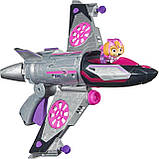 Щенячий Патруль Мегакіно 2023: Великий літак-трансформер і фігурка Скай. Paw Patrol Mighty Movie Rescue Jet with Skye, фото 3