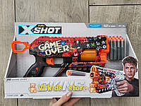 Акция! Скорострельный бластер X-Shot Skins Griefer Game Over (36561D)