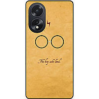Силиконовый бампер чехол для Oppo A18 с рисунком Гарри Поттер Harry Potter Очки