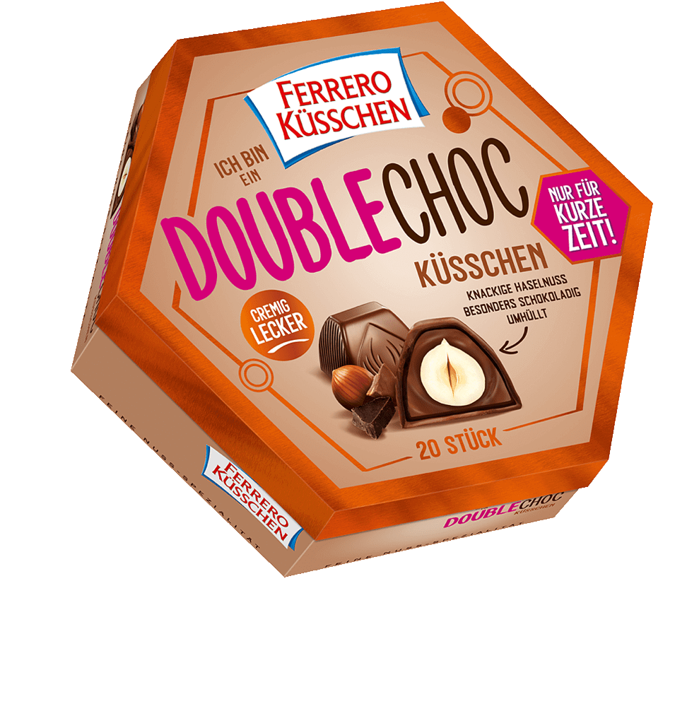 Шоколадные конфеты Двойной Шок! FERRERO DOUBLECHOC Küsschen 190 г ...