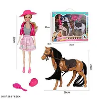 Лялька типу "Барбі" 30 см з конем та аксесуарами, BYL33031-2