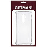 TPU чохол GETMAN Ease logo для Xiaomi Redmi Note 8 Pro | Посилені кути з амортизацією Безбарвний (прозорий), фото 2
