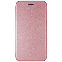 Кожаный чехол (книжка) Classy для Samsung Galaxy A10s Rose Gold