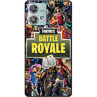 Силіконовий чохол бампер для Motorola Edge 40 Neo гра Fortnite Фортнайт