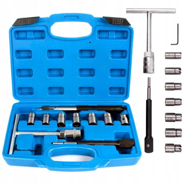 Набір фрез для чищення сідел форсунок 10 од Silver S11611, фото 1