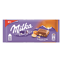 Шоколад Milka 90 г Кріпси/карамель