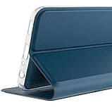 Шкіряний чохол-книжка GETMAN Elegant (PU) для Google Pixel 6 Pro Синій, фото 5
