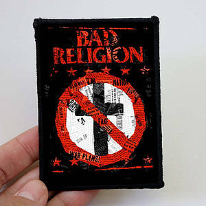 Нашивка на одяг Bad Religion "Лого" на клейовій основі