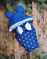 Мінні Маус Конверт-ковдра на виписку з вушками, конверт на виписку Мінні Маус