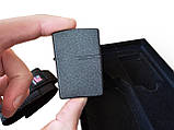 Подарунковий набір Zippo 49402, комплект Zippo: Запальничка 236 Black Crackle з тактичним чохлом, фото 3