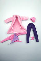 Одежда для Барби / Barbie - Набор с розовым пальто