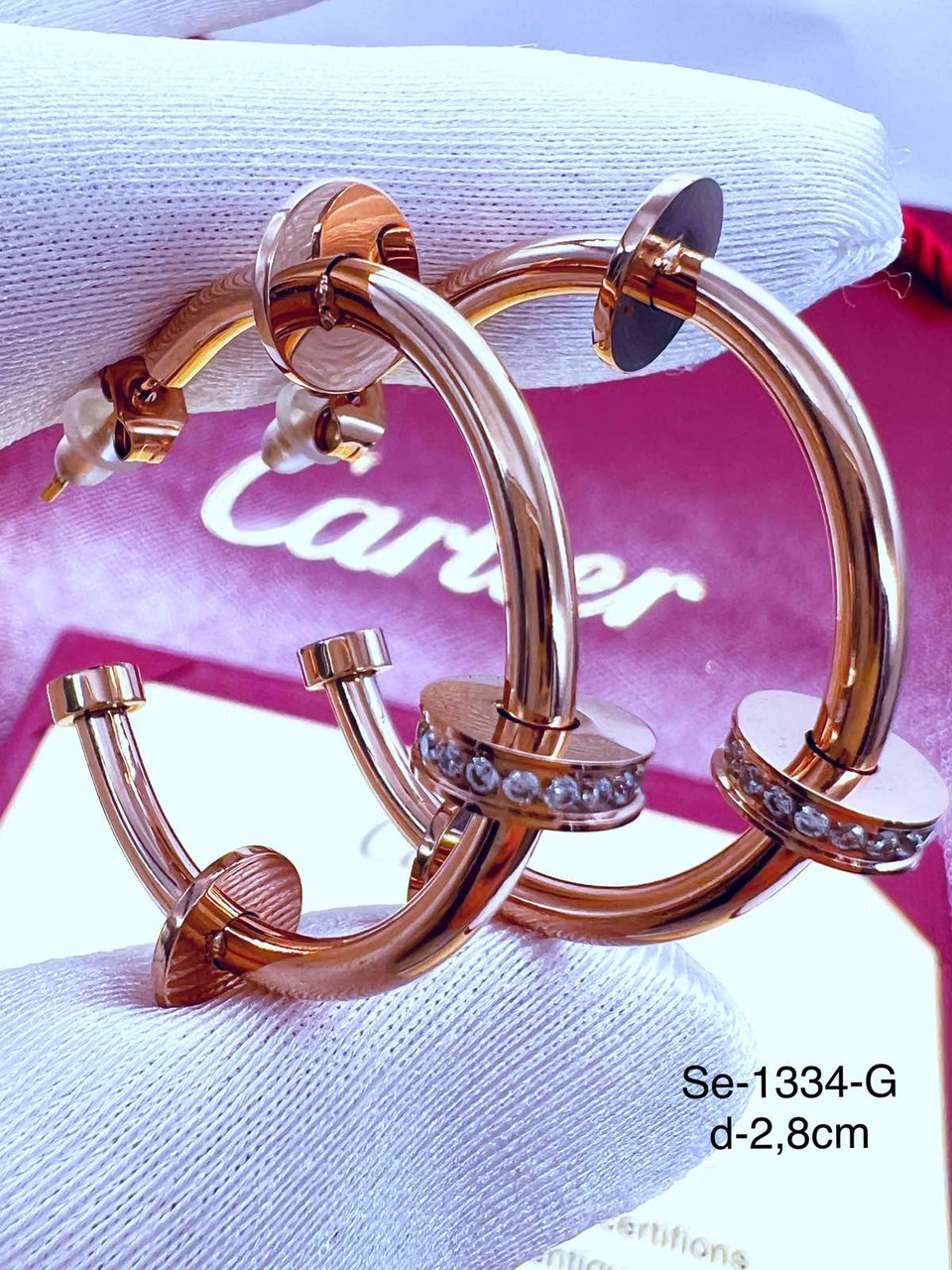 Сережки Stainlees Steel преміум