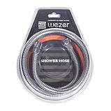 Душовий шланг WEZER WKR-008-150, 150 см, хром, фото 3