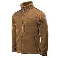 Военная флисовая кофта M-Tac Alpha Microfleece Gen.II Coyote Brown тактическая зимняя армейская кофта койот