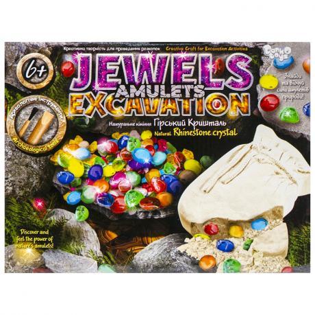Креативна творчість для проведення розкопок "JEWELS AMULETS EXCAVATION" камні ДТ-ОО-09411 JAEX-01-01 купити дешево оптом в