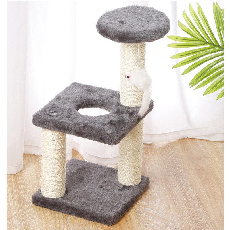 Кігтеточка для кошенят Pet Style 20*40 см Сіра