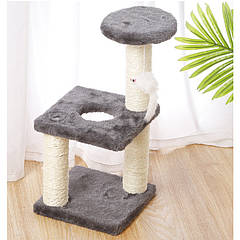 Кігтеточка для кошенят Pet Style 20*40 см Сіра