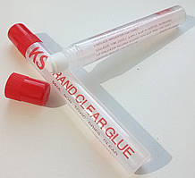 Клей силікатний канцелярський з губкою (50 мл) / червоний ковпачок