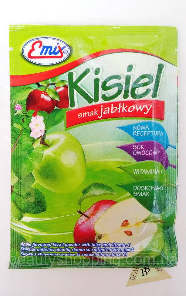 Кисель с яблочным вкусом Emix Польша 40g - фото 2 - id-p367717487