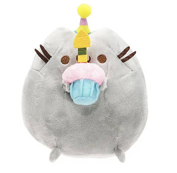 М'яка іграшка Пушин з  кексом Pusheen 15 см