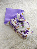 Конверт на виписку мусліновий, конверт ковдра бавовна муслін знімний синтапон