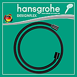 Душевой шланг hansgrohe Designflex 125 см черный матовый хром Brushed Black Chrome 28220340, фото 4