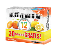 Multivitaminum AMS Forte, таблетки, 60 шт + 30 шт