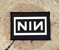 Нашивка на одежду Nine Inch Nails "Лого" на клеевой основе