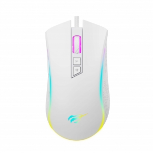 Мишка дротова з програмованими клавішами Havit HV-MS1034 білий, фото 1