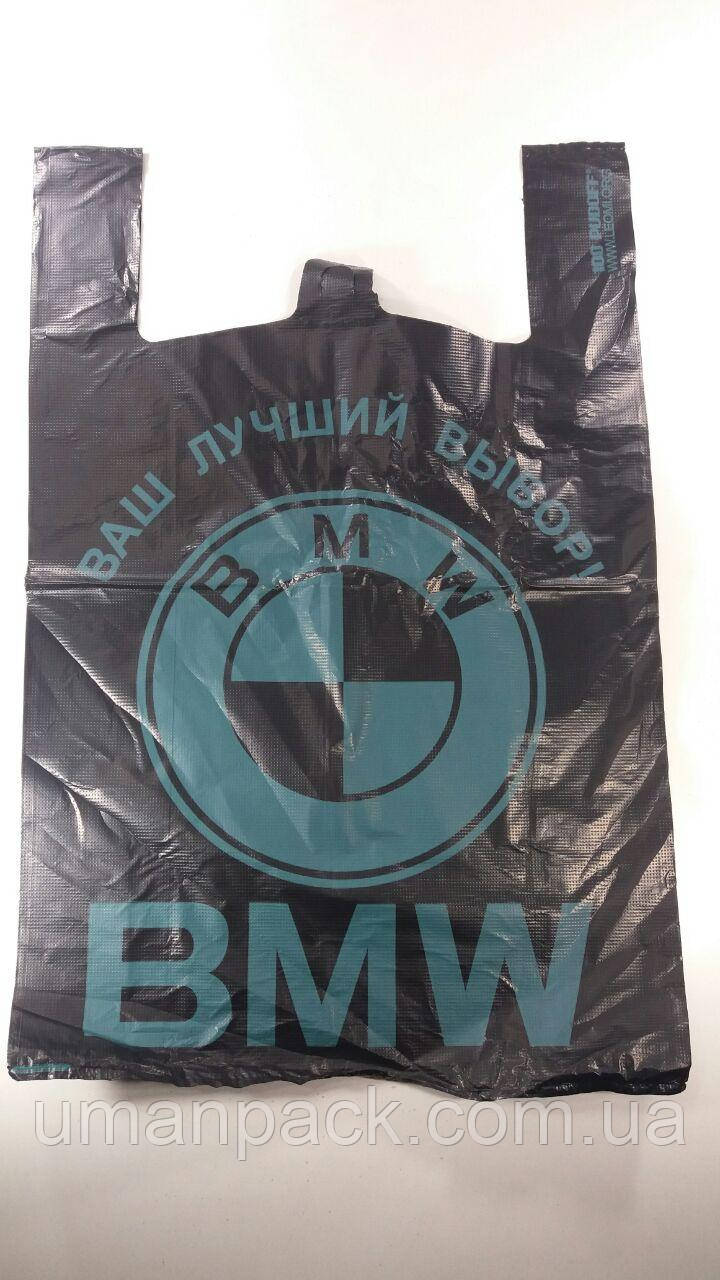 Пакет 37х60(0.03) "БМВ"черный" Леоми (50 шт)