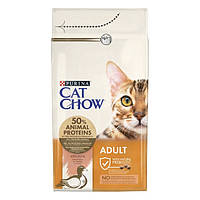 Cat Chow (Кэт Чау) Adult Duck - Сухой полнорационный корм с уткой для взрослых кошек 15 кг