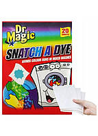 Салфетки-ловушка для цвета и грязи Dr. Magic Snatch A Dye 20шт