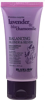 LUXLISS Balancing Blonde & Silver Shampoo 40 мл | Шампунь балансирующий для блонда